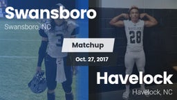 Matchup: Swansboro vs. Havelock  2017