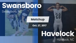 Matchup: Swansboro vs. Havelock  2017