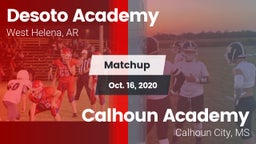 Matchup: DeSoto vs. Calhoun Academy 2020