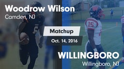 Matchup: Woodrow Wilson High vs. WILLINGBORO  2016