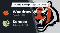 Recap: Woodrow Wilson  vs. Seneca  2018