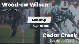 Matchup: Woodrow Wilson High vs. Cedar Creek  2019