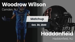 Matchup: Woodrow Wilson High vs. Haddonfield  2020