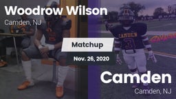 Matchup: Woodrow Wilson High vs. Camden  2020