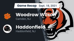 Recap: Woodrow Wilson  vs. Haddonfield  2021