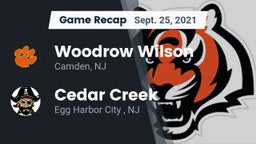 Recap: Woodrow Wilson  vs. Cedar Creek  2021