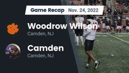 Recap: Woodrow Wilson  vs. Camden  2022
