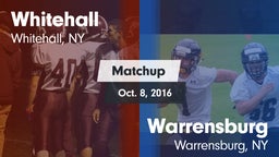 Matchup: Whitehall vs. Warrensburg  2016