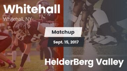 Matchup: Whitehall vs. HelderBerg Valley 2017