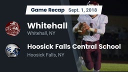 Recap: Whitehall  vs. Hoosick Falls Central School 2018