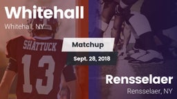 Matchup: Whitehall vs. Rensselaer  2018