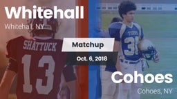 Matchup: Whitehall vs. Cohoes  2018