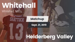 Matchup: Whitehall vs. Helderberg Valley 2019