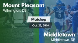 Matchup: Mount Pleasant vs. Middletown  2016