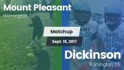 Matchup: Mount Pleasant vs. Dickinson  2017