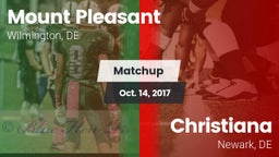 Matchup: Mount Pleasant vs. Christiana  2017