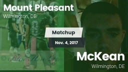 Matchup: Mount Pleasant vs. McKean  2017