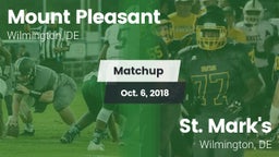 Matchup: Mount Pleasant vs. St. Mark's  2018