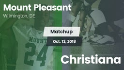 Matchup: Mount Pleasant vs. Christiana 2018