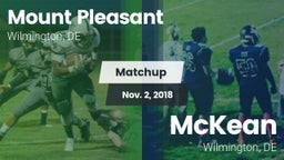 Matchup: Mount Pleasant vs. McKean  2018