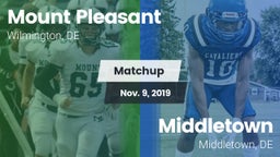 Matchup: Mount Pleasant vs. Middletown  2019