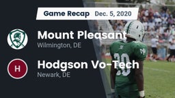Recap: Mount Pleasant  vs. Hodgson Vo-Tech  2020