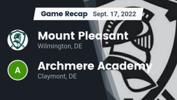 Recap: Mount Pleasant  vs. Archmere Academy  2022