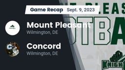 Recap: Mount Pleasant  vs. Concord  2023