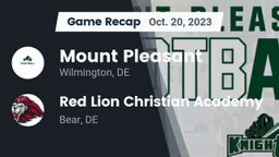 Recap: Mount Pleasant  vs. Red Lion Christian Academy 2023