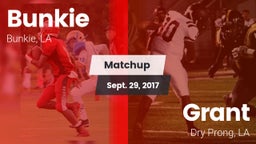 Matchup: Bunkie vs. Grant  2017