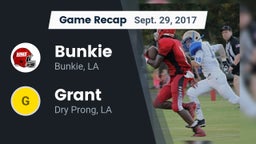 Recap: Bunkie  vs. Grant  2017