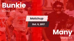 Matchup: Bunkie vs. Many  2017