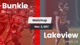 Matchup: Bunkie vs. Lakeview  2017
