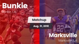 Matchup: Bunkie vs. Marksville  2018