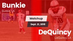 Matchup: Bunkie vs. DeQuincy  2018