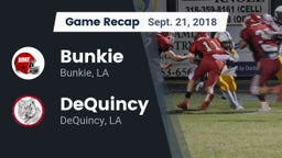 Recap: Bunkie  vs. DeQuincy  2018
