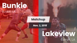 Matchup: Bunkie vs. Lakeview  2018