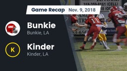 Recap: Bunkie  vs. Kinder  2018