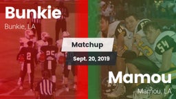 Matchup: Bunkie vs. Mamou  2019