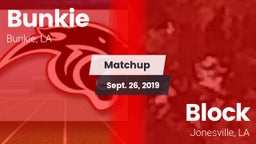 Matchup: Bunkie vs. Block  2019