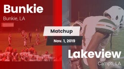 Matchup: Bunkie vs. Lakeview  2019
