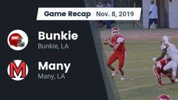 Recap: Bunkie  vs. Many  2019