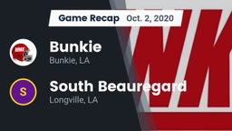 Recap: Bunkie  vs. South Beauregard  2020