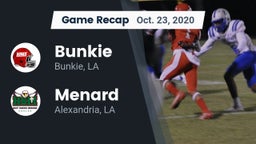 Recap: Bunkie  vs. Menard  2020
