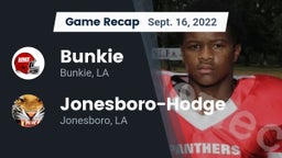 Recap: Bunkie  vs. Jonesboro-Hodge  2022