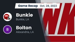 Recap: Bunkie  vs. Bolton  2022