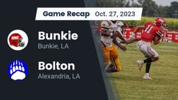 Recap: Bunkie  vs. Bolton  2023