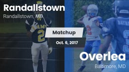 Matchup: Randallstown vs. Overlea  2017