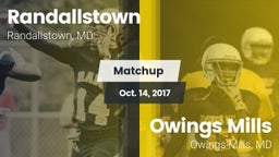 Matchup: Randallstown vs. Owings Mills  2017