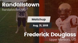 Matchup: Randallstown vs. Frederick Douglass  2018
